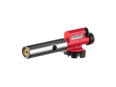 Пальник газовий, п'єзозапалювання, регулятор, цільнометалевий корпус INTERTOOL GB-0027