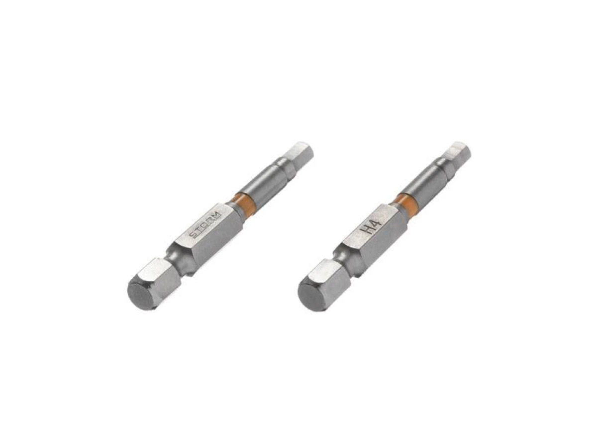 Комплект викруткових насадок Hex H4.0 1/4"*50мм, S2, уп. 2 од., STORM INTERTOOL VT-0228 