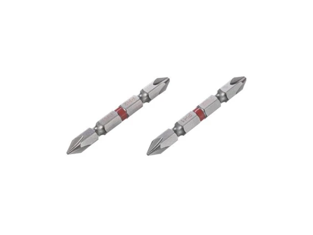 Комплект отверточних насадок PH2/PH1 1/4" * 60 мм, S2, уп. 2 од., STORM INTERTOOL VT-0230 