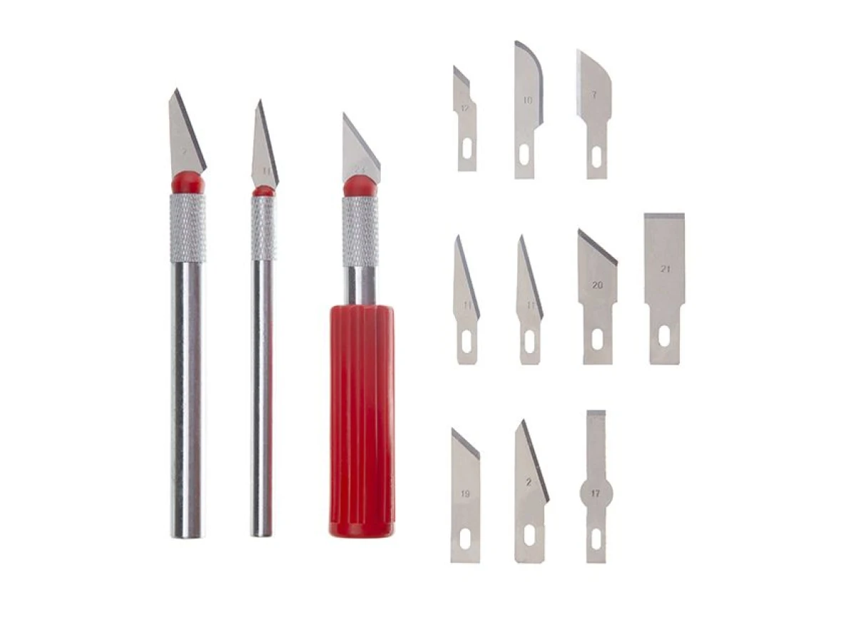 Набір скальпелів 13 шт. INTERTOOL HT-0525 