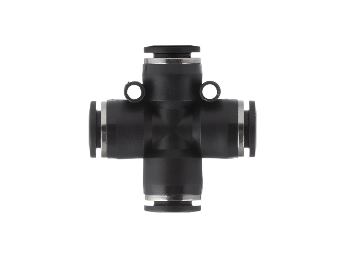 З'єднання цангове Х-подібне для поліуретанових та ін. шлангів 10 мм INTERTOOL PT-2368 