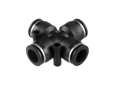 З'єднання цангове Х-подібне для поліуретанових та ін. шлангів 12 мм INTERTOOL PT-2369