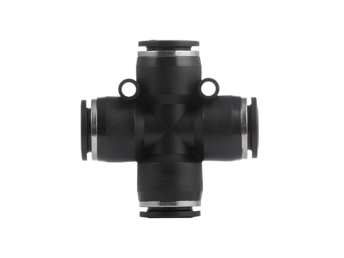 З'єднання цангове Х-подібне для поліуретанових та ін. шлангів 12 мм INTERTOOL PT-2369 