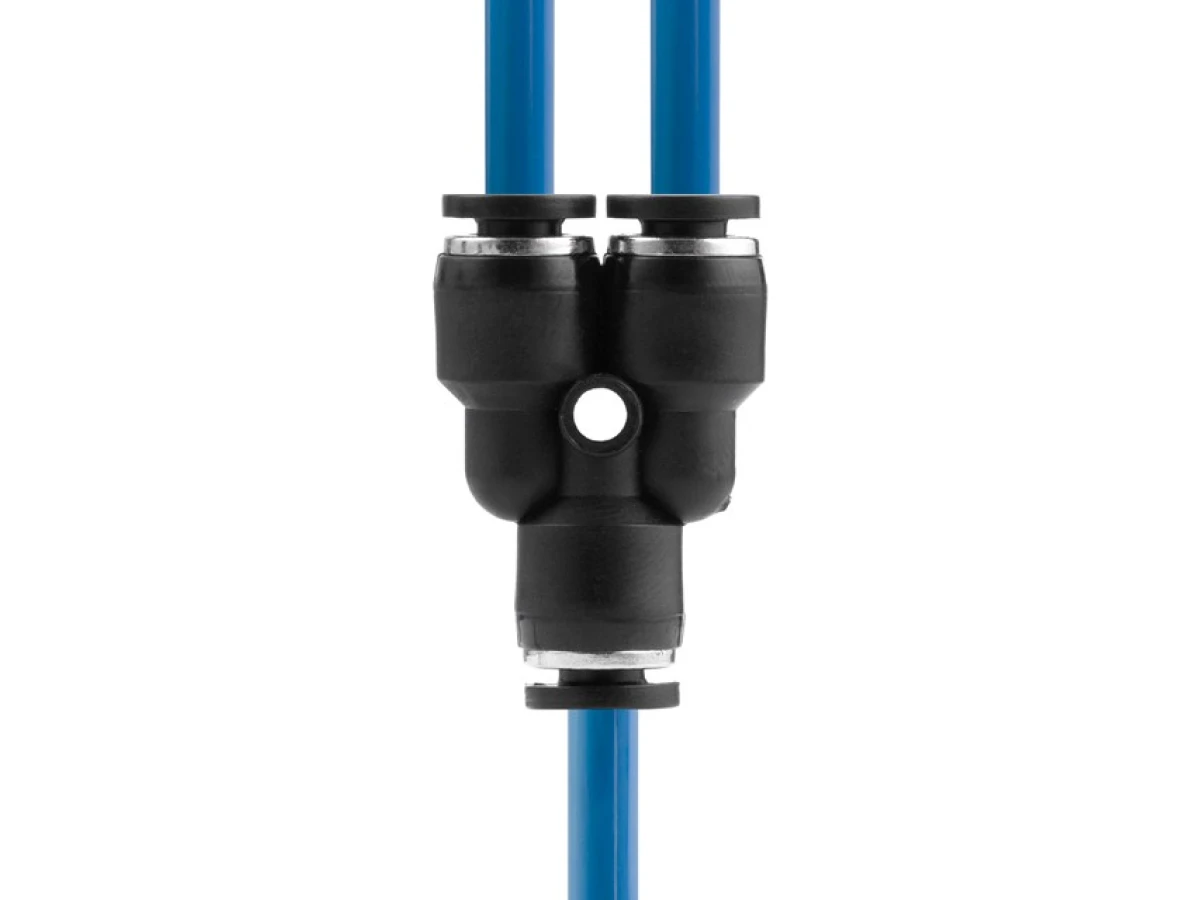 З'єднання цангове Y-подібне для поліуретанових та ін. шлангів 4 мм INTERTOOL PT-2370 