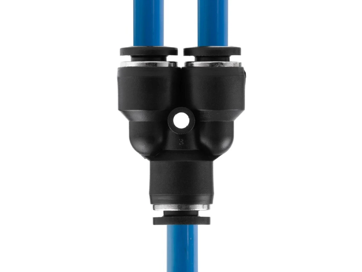 З'єднання цангове Y-подібне для поліуретанових та ін. шлангів 6 мм INTERTOOL PT-2371 