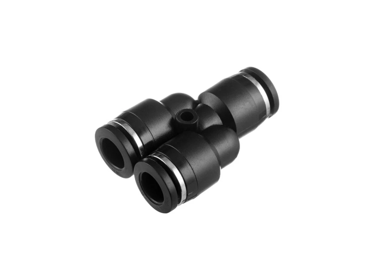 З'єднання цангове Y-подібне для поліуретанових та ін. шлангів 8 мм INTERTOOL PT-2372 