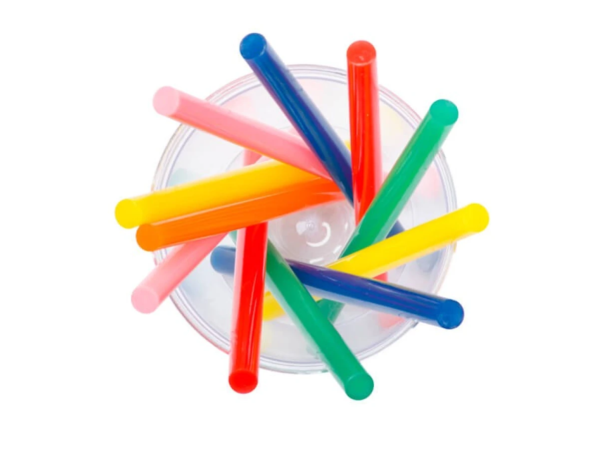 Комплект стрижнів клейових кольорових 7,4 мм * 100 мм, 12 шт INTERTOOL RT-1031 