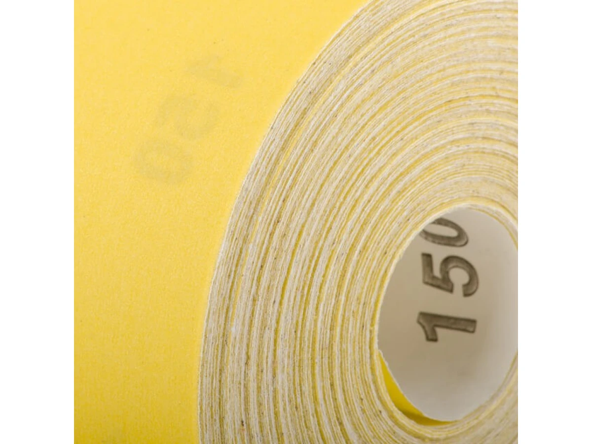 Шлифовальная шкурка на бумажной основе К150, 115 мм * 50 м INTERTOOL BT-0822 