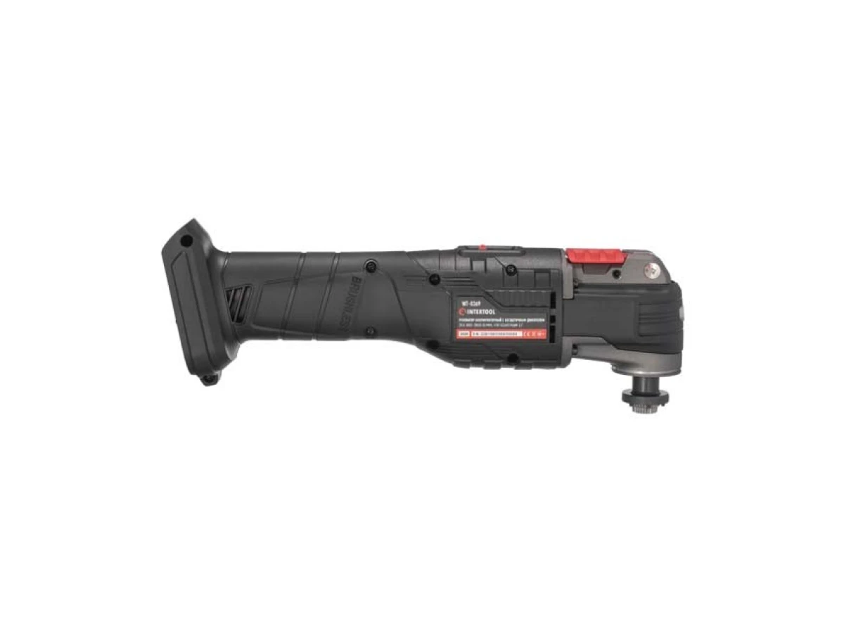 Реноватор акумуляторний з безщітковим двигуном 20 В, 8000-20000 об/хв., кут осциляції 3.2° без ЗП та АКБ INTERTOOL WT-0369 