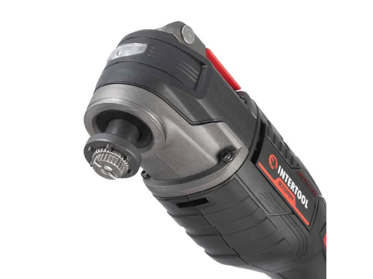 Реноватор акумуляторний з безщітковим двигуном 20 В, 8000-20000 об/хв., кут осциляції 3.2° без ЗП та АКБ INTERTOOL WT-0369 