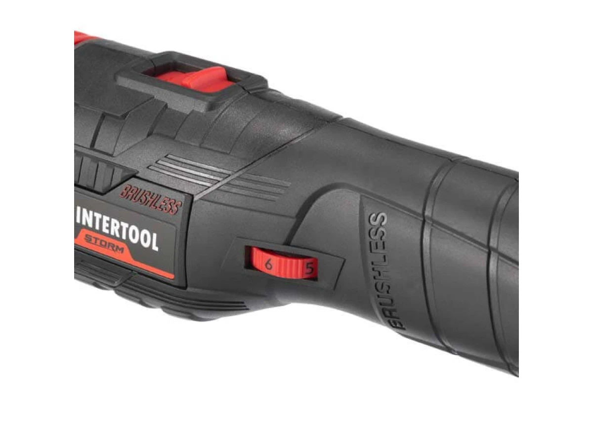 Реноватор акумуляторний з безщітковим двигуном 20 В, 8000-20000 об/хв., кут осциляції 3.2° без ЗП та АКБ INTERTOOL WT-0369 