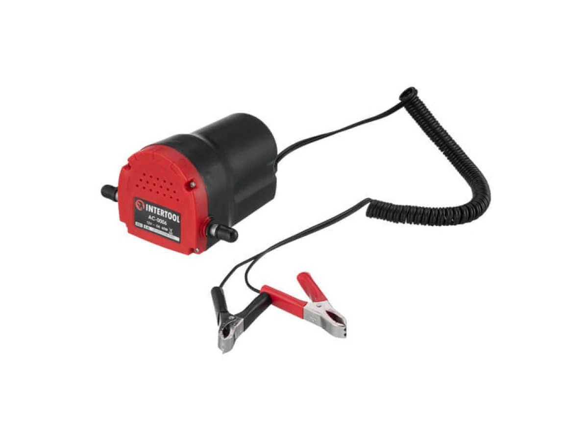 Насос вакуумний 12 В для відкачування мастила та дизельного палива INTERTOOL AC-0006 