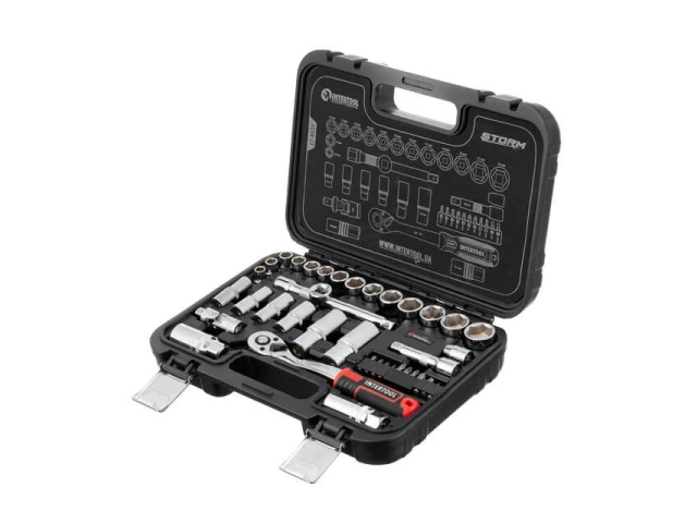 Набір інструментів 3/8", 39 од., Cr-V STORM INTERTOOL ET-8039 