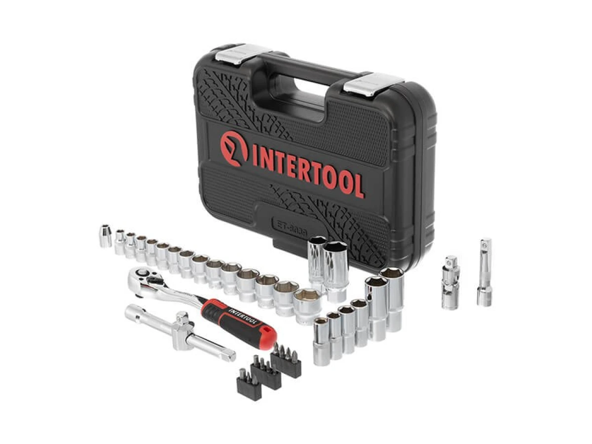 Набір інструментів 3/8", 39 од., Cr-V STORM INTERTOOL ET-8039 