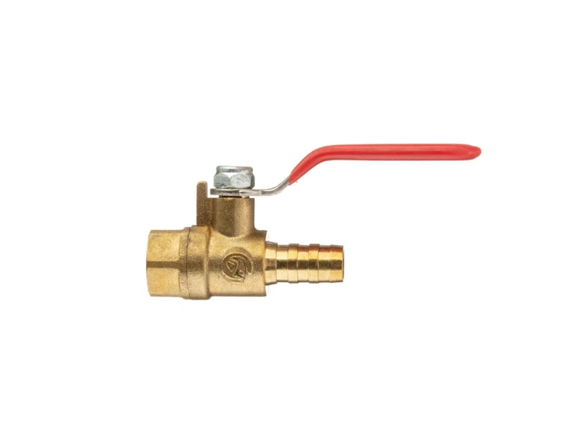 Кран шаровий повітряний, латунь, внутрішня різьба 1/4 " на шланг 10мм, STORM INTERTOOL PT-1889 