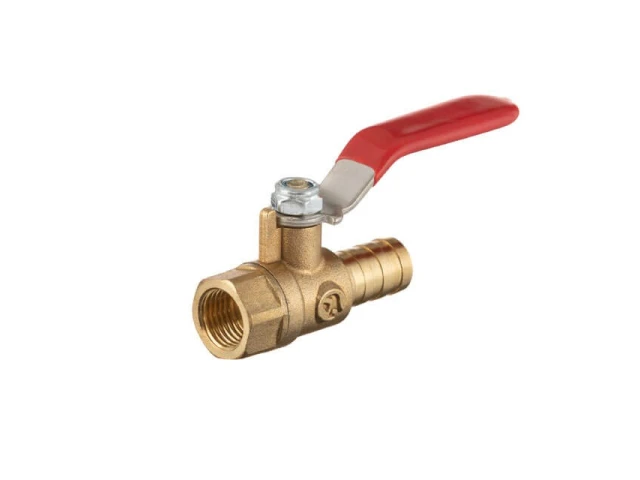 Кран шаровий повітряний, латунь, внутрішня різьба 1/4 " на шланг 12мм, STORM INTERTOOL PT-1891 