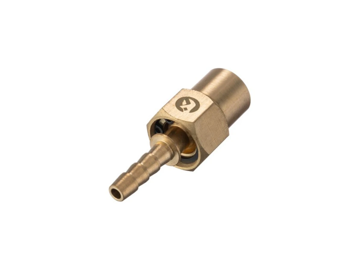 Шарнір поворотний внутрішня різьба 1/4" на шланг 6 мм, латунь STORM INTERTOOL PT-2200 