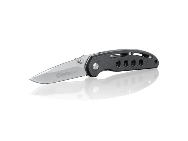 Ніж складаний 164 мм, ручка з пластиковими вставками INTERTOOL HT-0593 