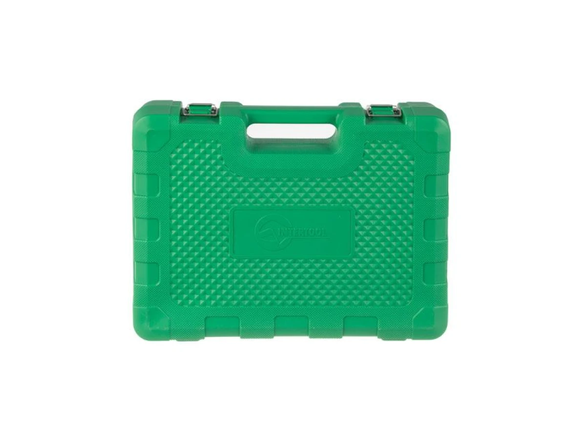 Набір інструментів 1/2" & 1/4", 77од.(гол.4-32мм, кл.комб,7-19мм,кл.шарн.8-15мм) INTERTOOL ET-6077SP 