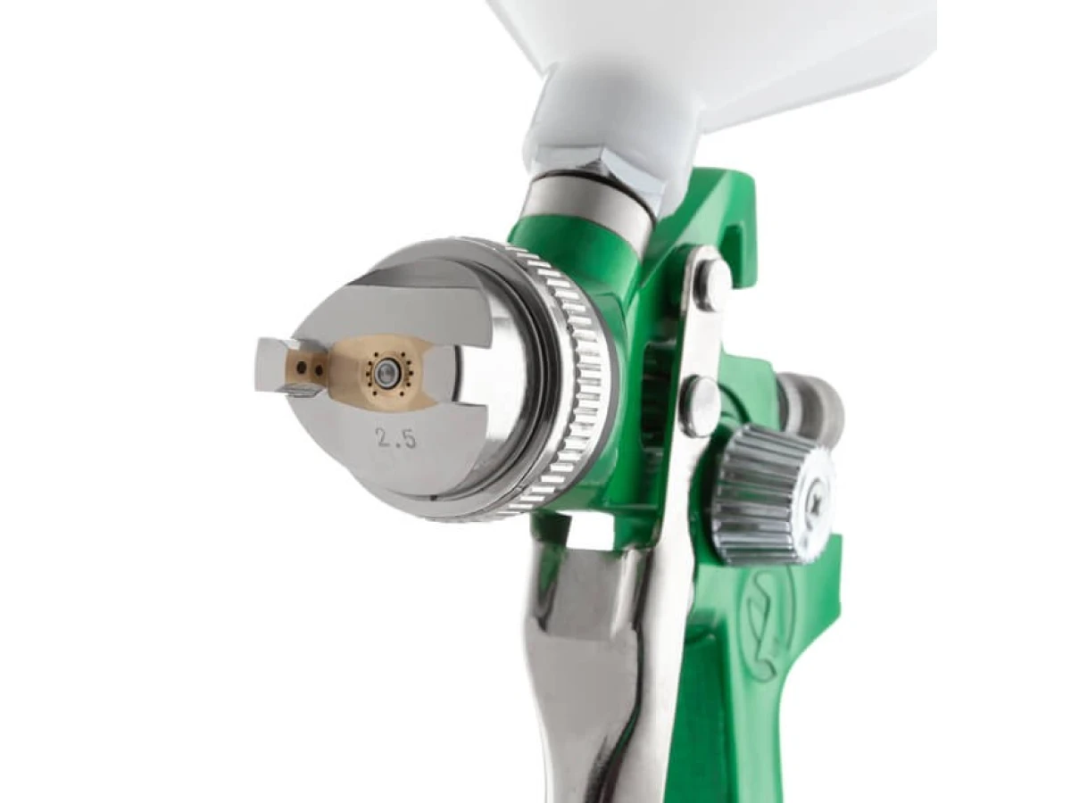 Фарбопульт пневматичний HVLP, форсунка 2.5 мм, верхній пластиковий бачок 600 мл, 3 бар INTERTOOL PT-0125 