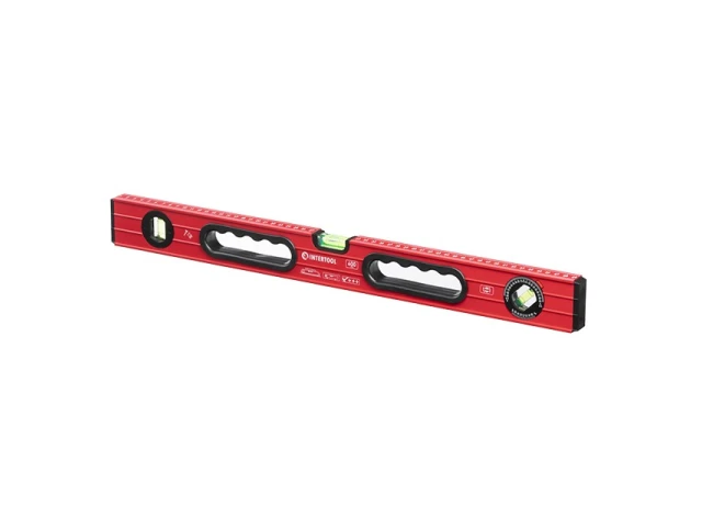 Рівень з поворотною капсулою 600 мм, 3 капсули INTERTOOL MT-1266 