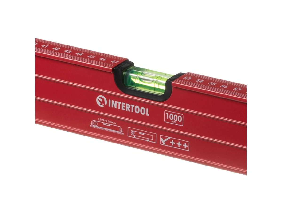 Рівень з поворотною капсулою 1000 мм, 3 капсули INTERTOOL MT-1270 