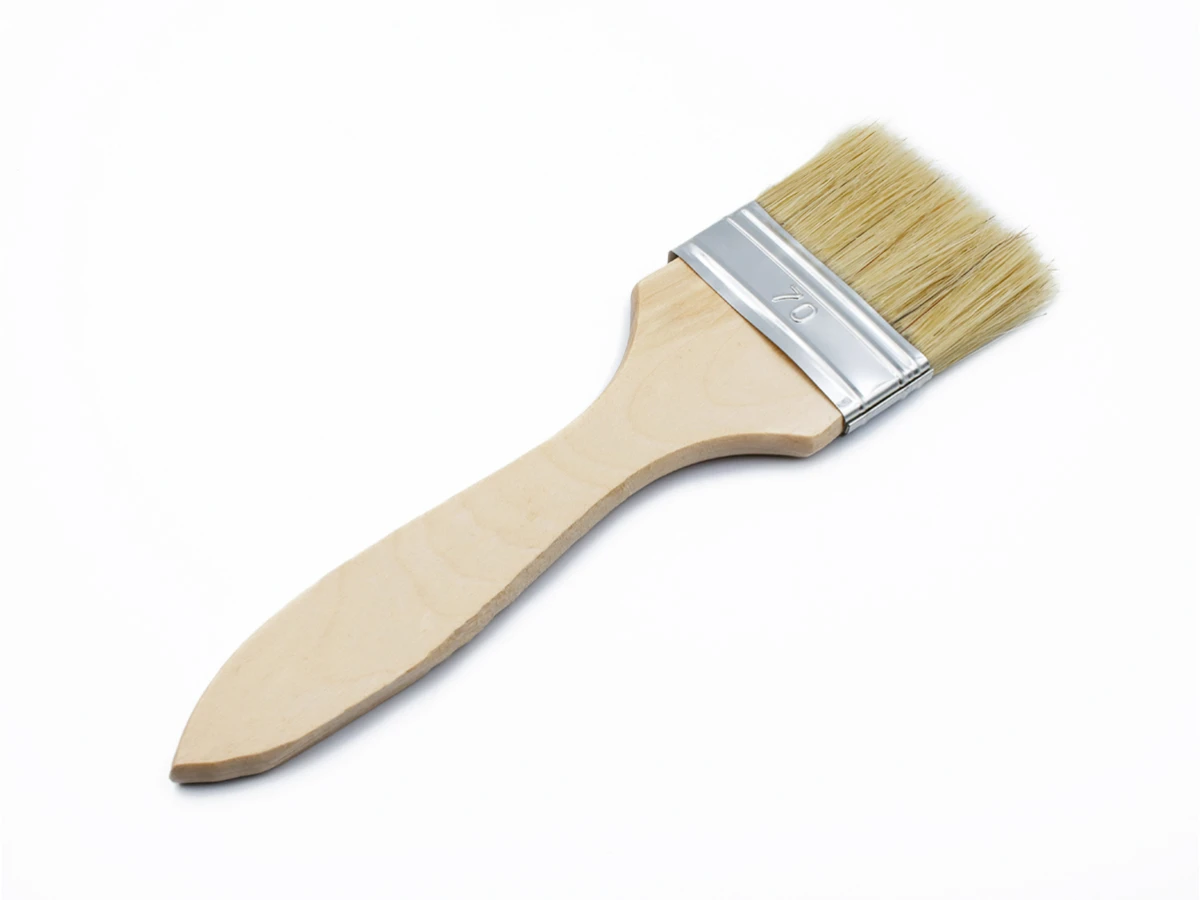 Пензлик флейцевий малярський тонкий 70х8 мм, натуральний ворс 