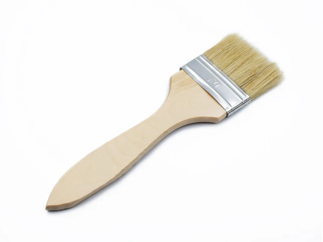 Пензлик флейцевий малярський тонкий 70х8 мм, натуральний ворс 