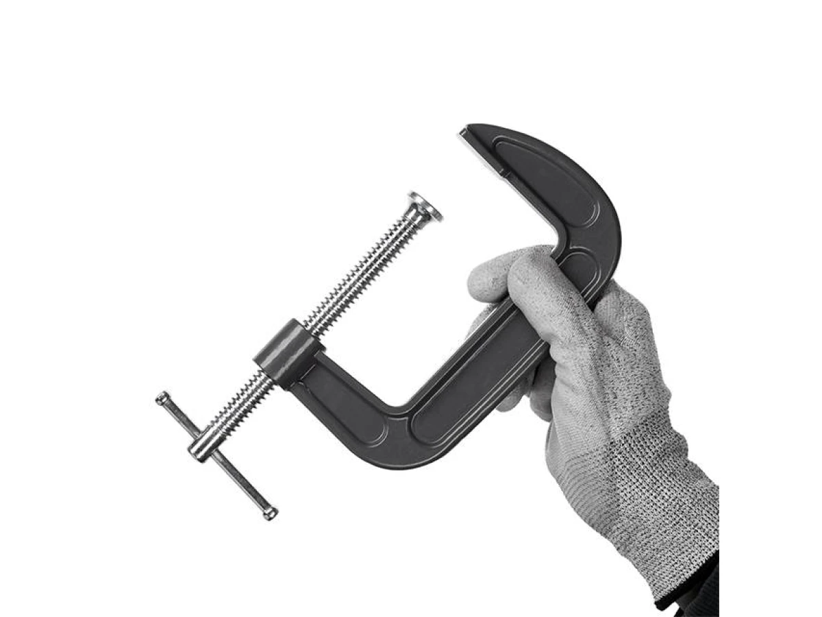 Струбцина тип "G" 4", довжина 100мм INTERTOOL HT-6016 