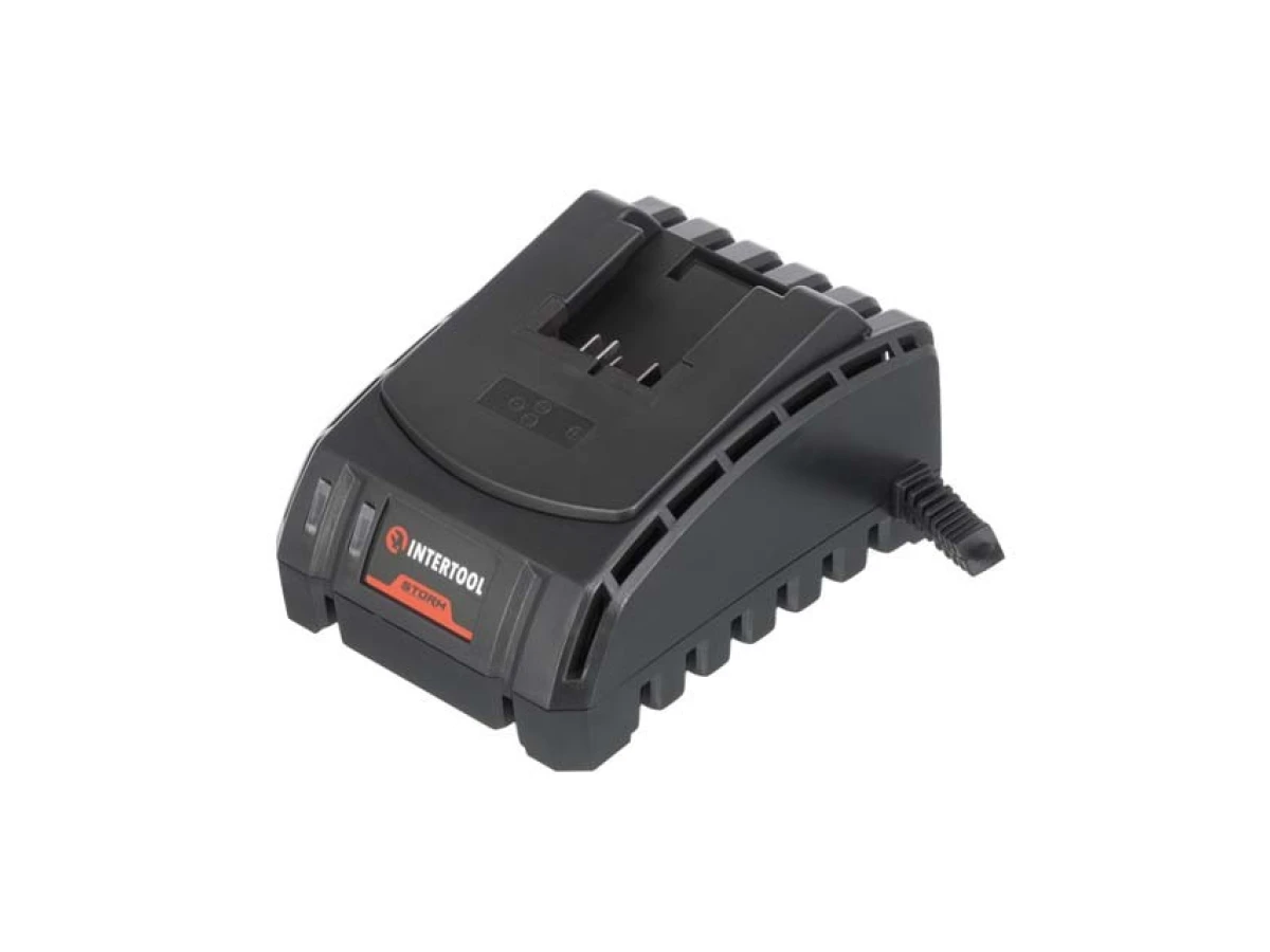 Пристрій зарядний для акумуляторів Li-ion 20 В, струм заряду 2.0 А INTERTOOL WT-0344 