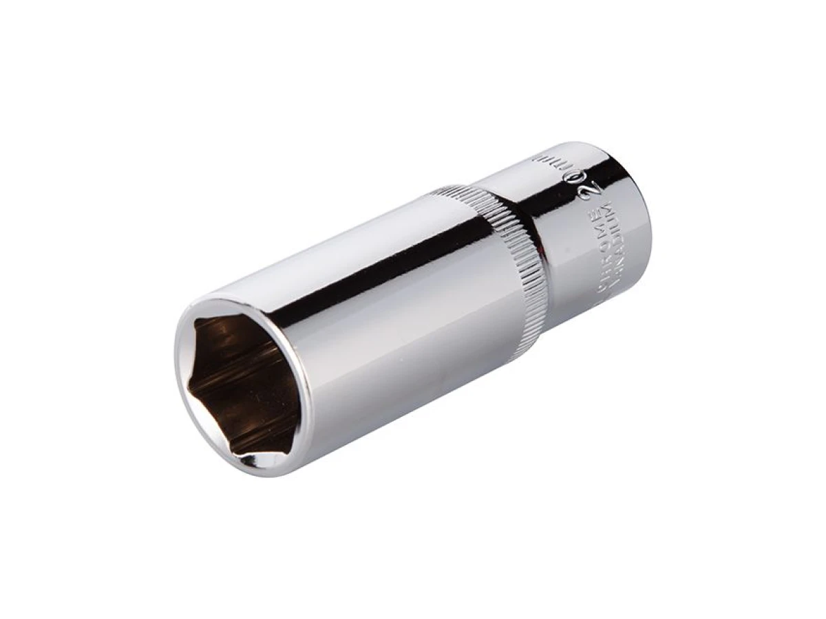 Головка шестигранна подовжена 1/2", 20*78 мм CrV INTERTOOL ET-0120 