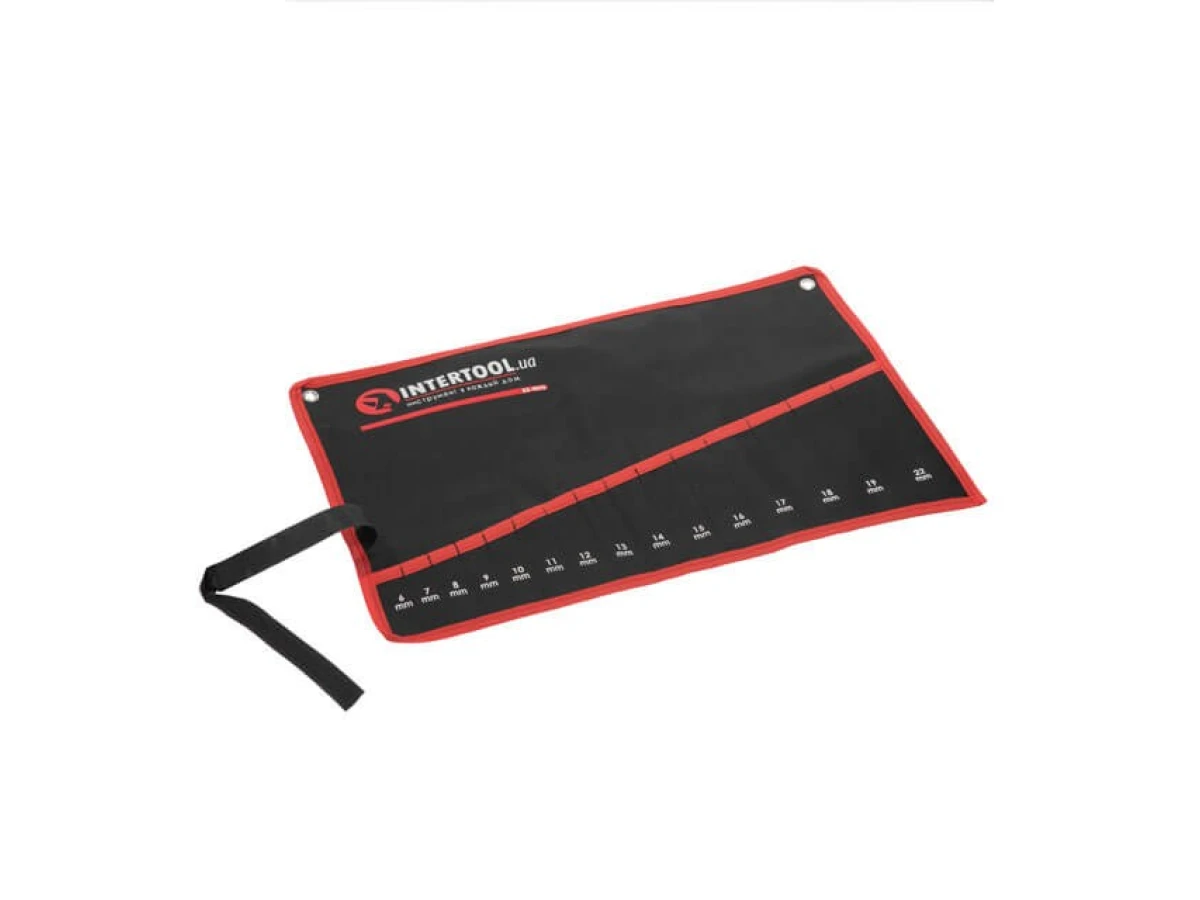 Чехол для гаечных ключей 15 карманов INTERTOOL BX-9015 