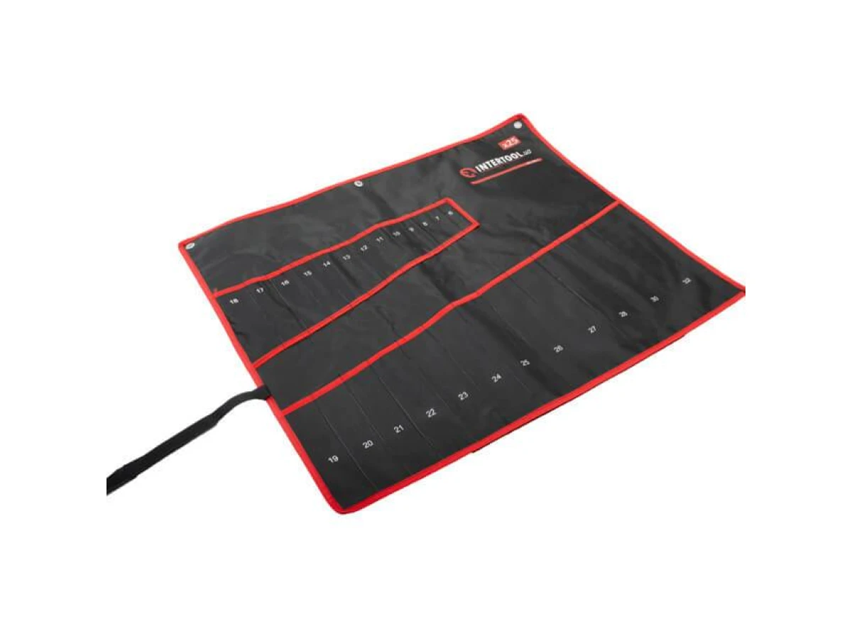 Чехол для гаечных ключей 25 карманов INTERTOOL BX-9011 
