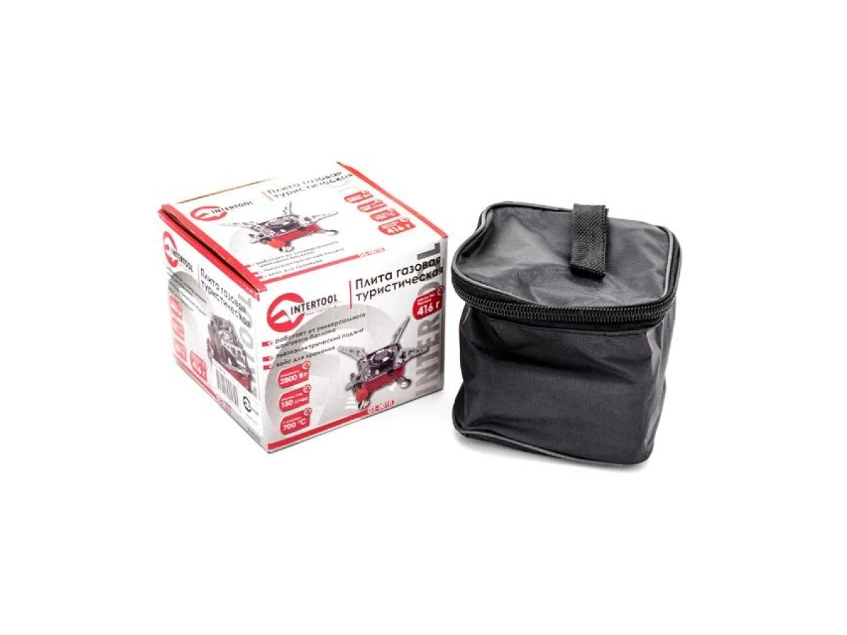 Горелка газовая туристическая INTERTOOL GS-0010 