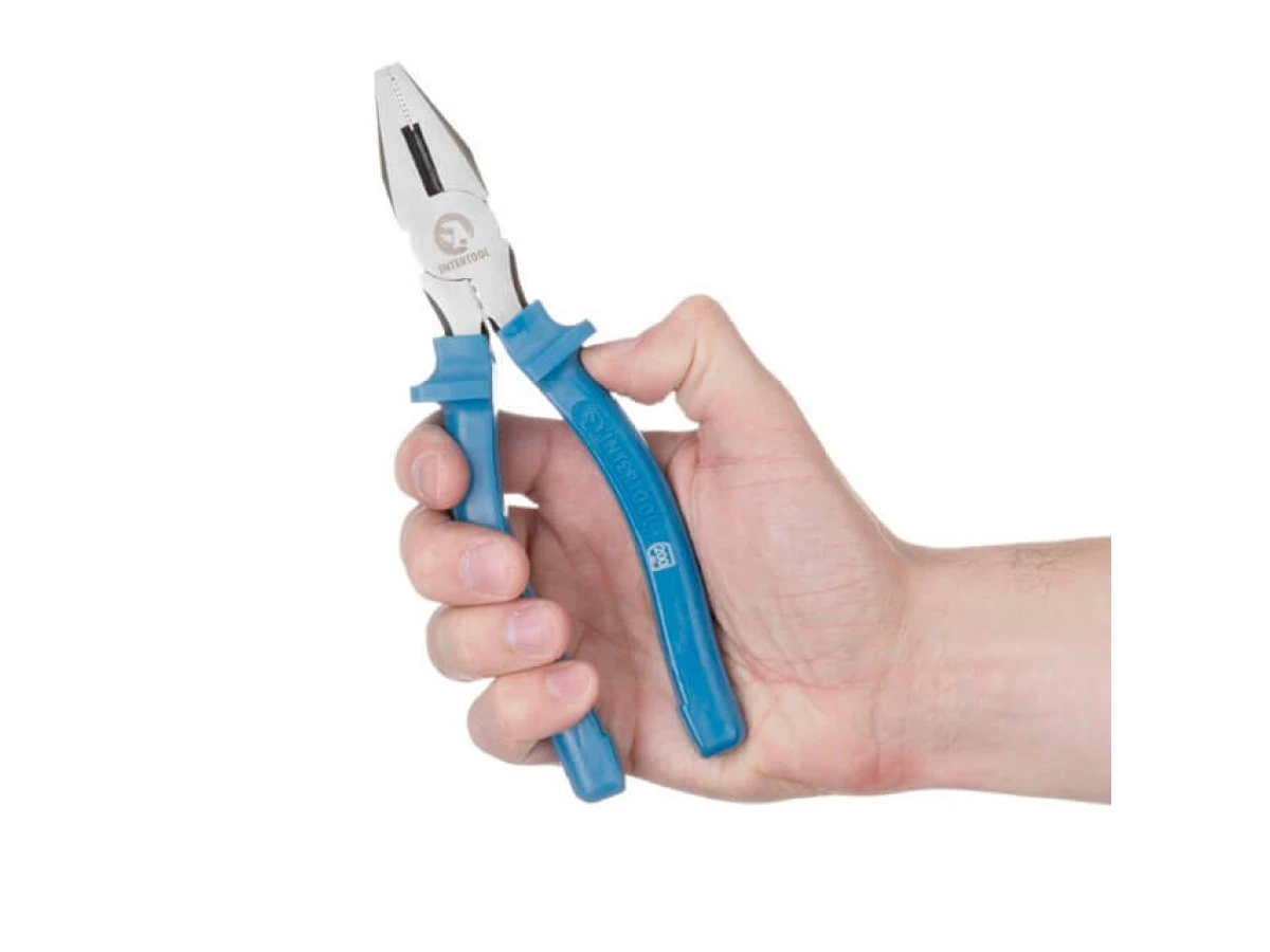 Плоскогубці 200 мм INTERTOOL HT-0103 