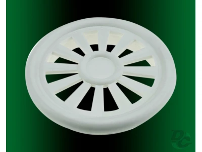 Заглушка вентиляційна D-40мм біла ДС