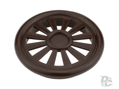 Заглушка вентиляційна D-40мм горіх ДС