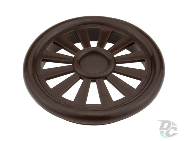 Заглушка вентиляционная D-40мм орех ДС 