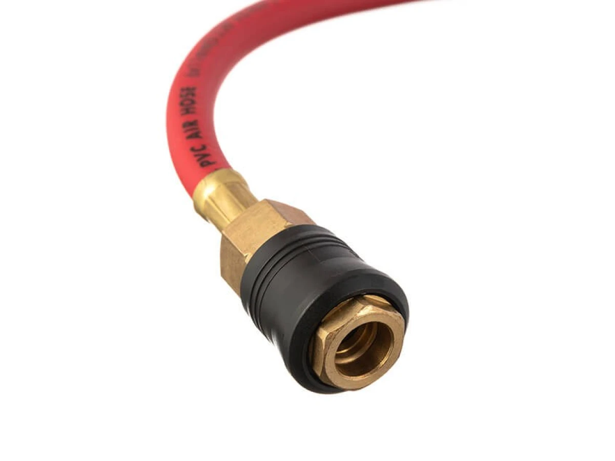 Шланг гібридний, професійний, 20 атм, 6 * 11мм, 10м з латунними швидкороз'ємними з'єднаннями, STORM INTERTOOL PT-1761 