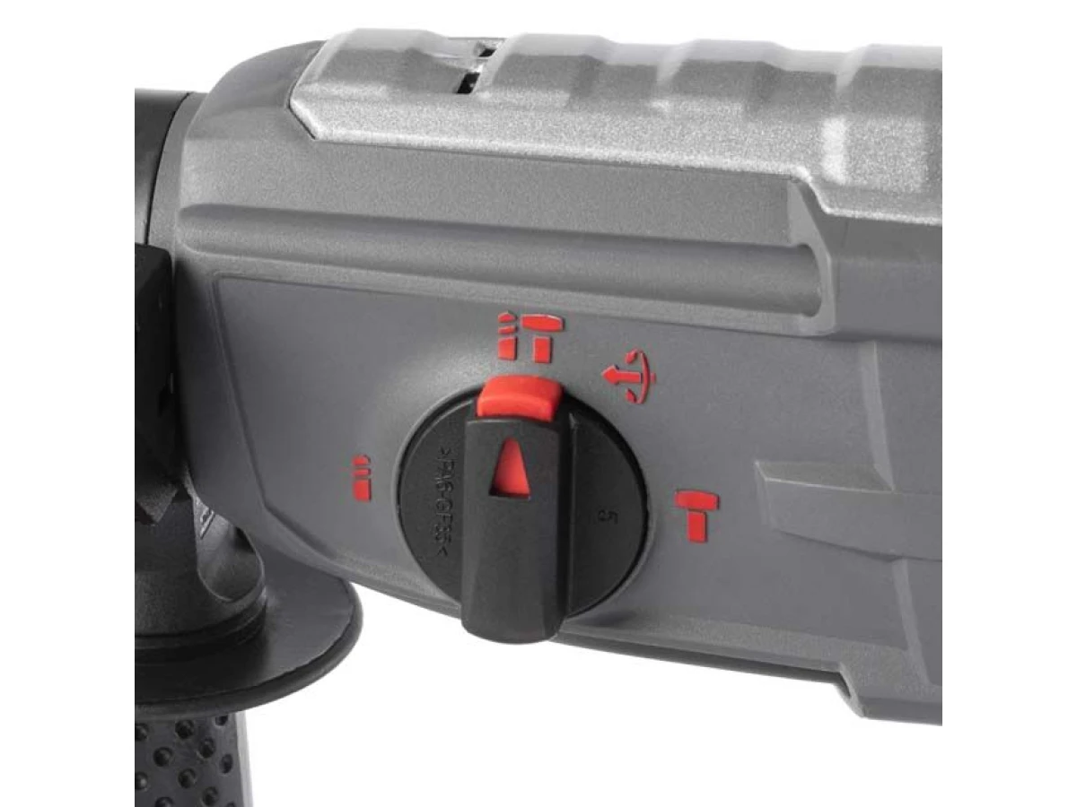 Перфоратор 1000 Вт, 3.5 Дж, 0-1300 об/мин, 0-5100 уд/мин, 3 режима, SDS plus, съемный быстрозажимной патрон INTERTOOL DT-0186 