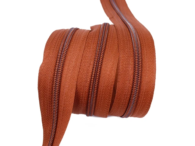 Блискавка рулонна №5 рудий 