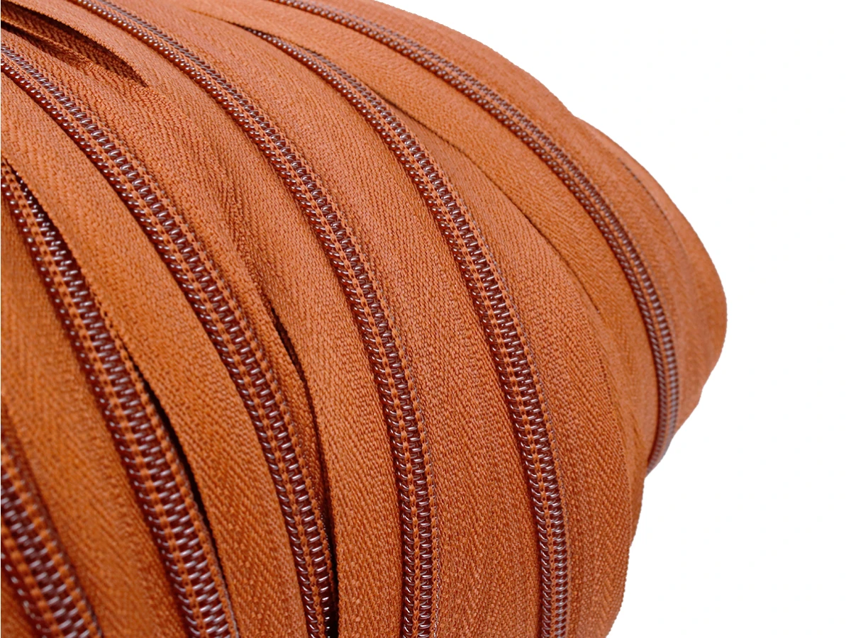 Блискавка рулонна №5 світло- рудий 