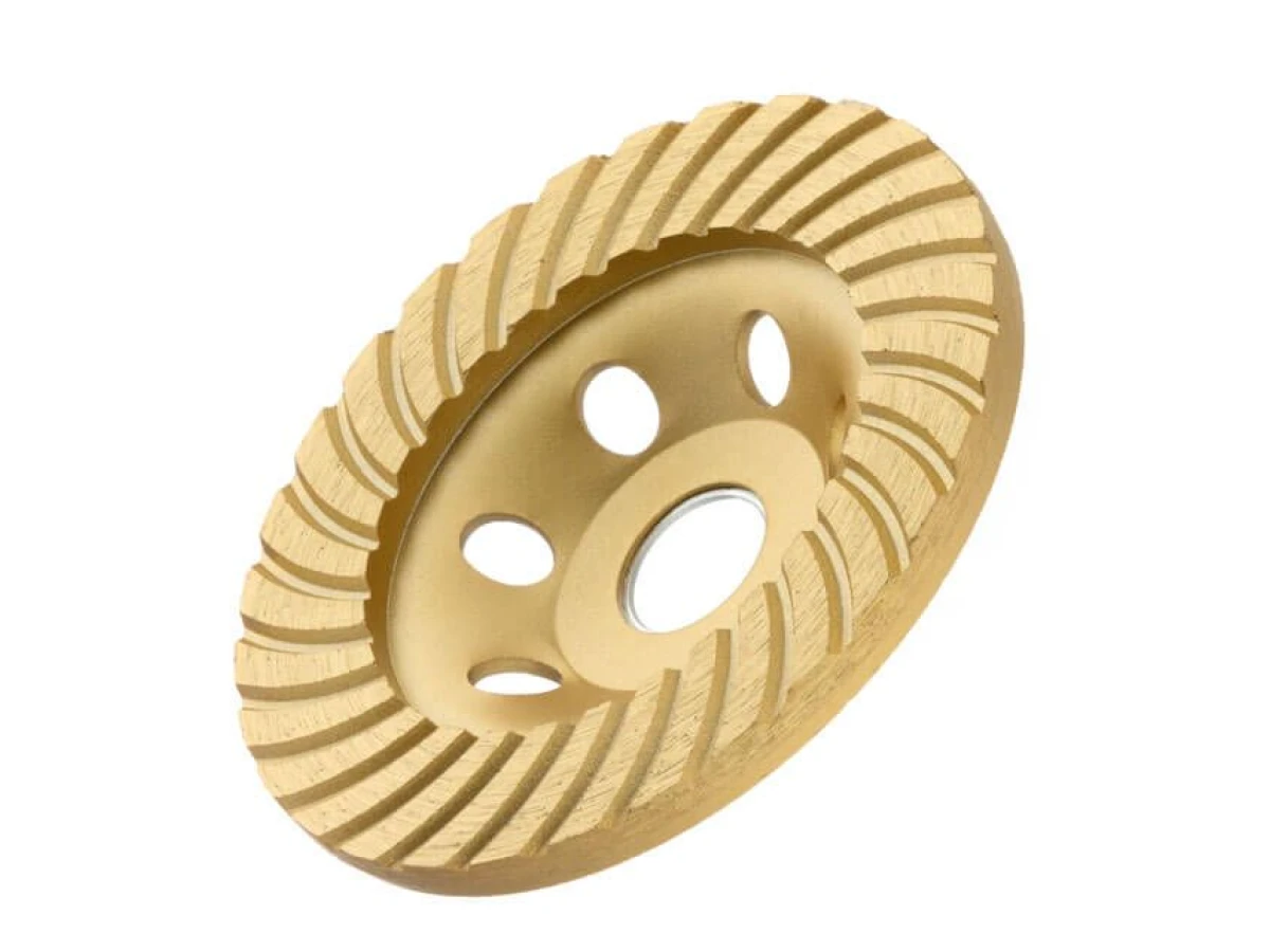 Фреза шліфувальна торцева алмазна Turbo 115 x 22.2мм INTERTOOL CT-6215 