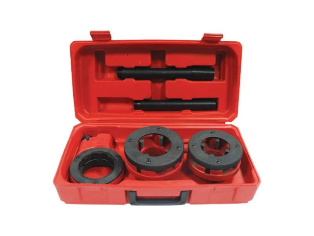 Набор плашек 2 шт для нарезки резьбы 1 1/2"; 2" INTERTOOL SD-8002 