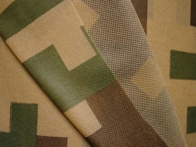 Флізелін (Спанбонд) 70 г/м²  бежевий піксель (трава)