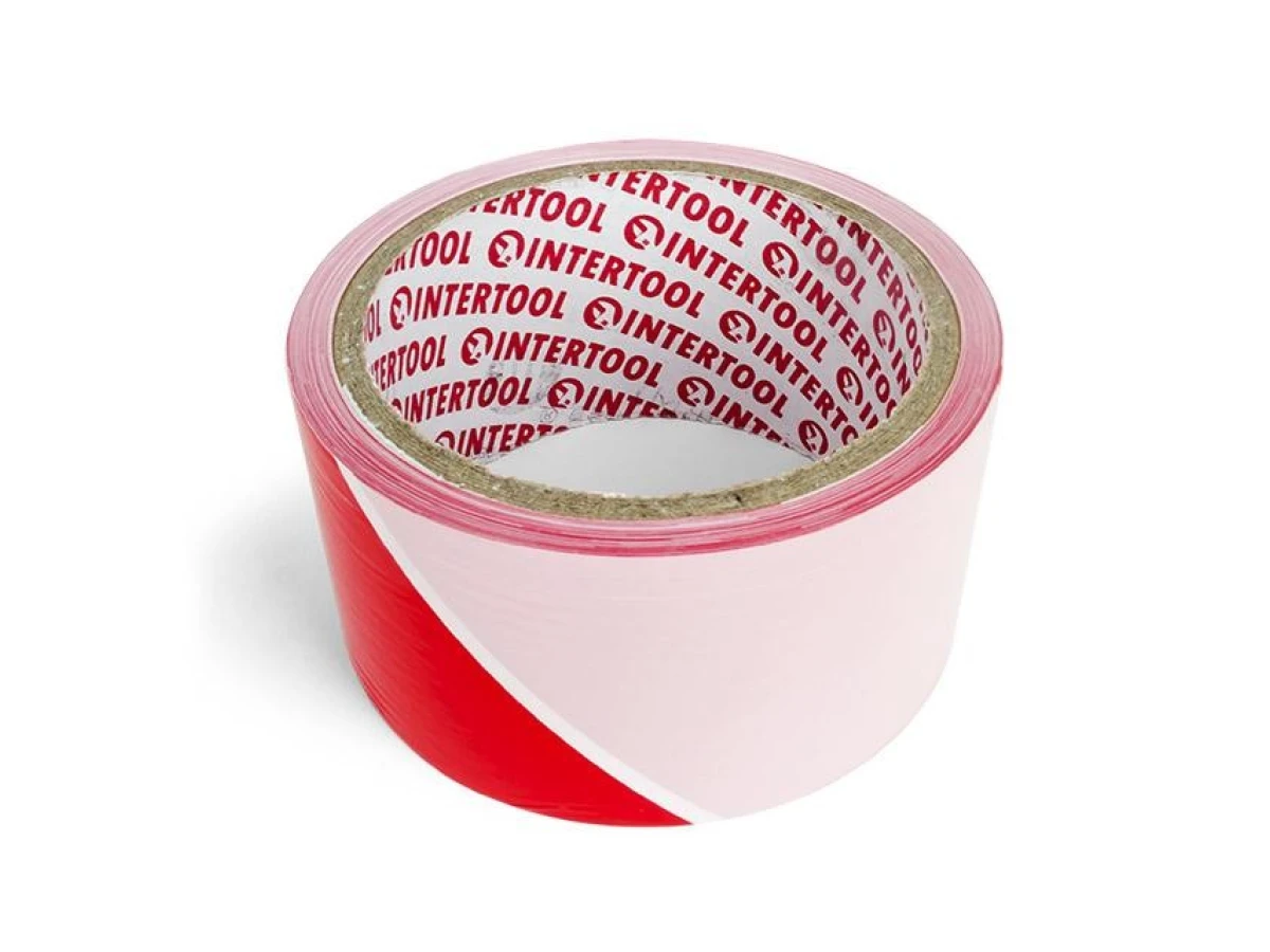 Стрічка сигнальна 50 мм * 50 м INTERTOOL KT-0941 