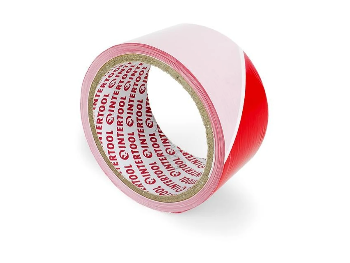 Стрічка сигнальна 50 мм * 50 м INTERTOOL KT-0941 
