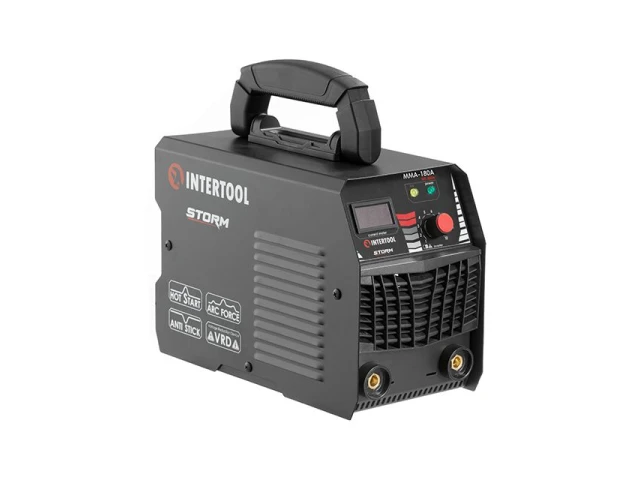 Апарат зварювальний, інверторний MMA-180A, STORM INTERTOOL WT-4004 