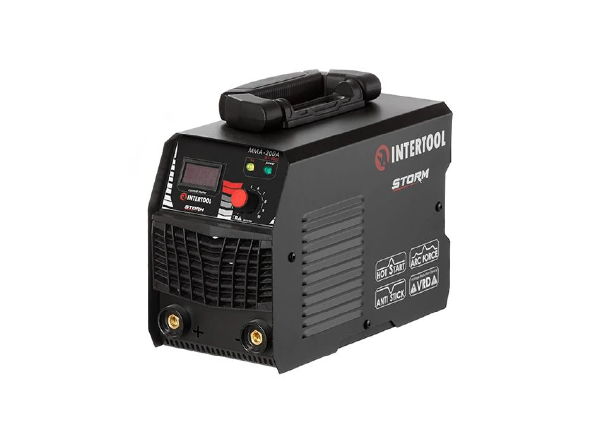 Апарат зварювальний, інверторний MMA-200A, STORM INTERTOOL WT-4005 