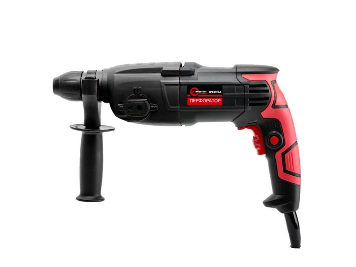 Перфоратор 850 Вт, 3 режима, 2.5 Дж, 0-1100 об/мин, 0-5100 уд/мин INTERTOOL WT-0154 